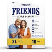 Friends Adult Diapers Premium Extra Large 10's Friends Adult Diapers Premium Extra Large 10's