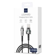 WIWU Leopard Series USB Lightning Cable 1m Black WIWU Leopard Series USB Lightning Cable 1m Black