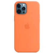 Apple iPhone 12 Pro Max Silicone Case with MagSafe - Kumquat Apple iPhone 12 Pro Max Silicone Case with MagSafe - Kumquat