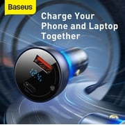 Baseus Particular Digital Display QC+PPS Car Charger 65W With USB-C Cable