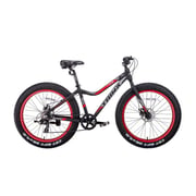Trinx T106 26 Inch 7 Speed Fat Bike (Red-Black) 100% Assembled