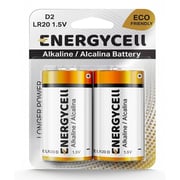 Energycell LR20D Alkaline Battery 1.5V Multicolor - 1 x 2pcs