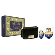 Versace Dylan Blue Pour Femme 3pcs Giftset 100ml EDP + Pouch + 10ml Miniature Versace Dylan Blue Pour Femme 3pcs Giftset 100ml EDP + Pouch + 10ml Miniature