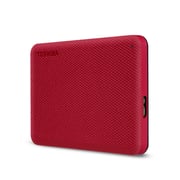Toshiba Canvio Advance Portable Hard Drive USB3.2 4TB Red HDTCA40ER3CA