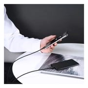 Aukey CB-CL1 Braided Nylon USB C To Lightning 1.2M Black Aukey CB-CL1 Braided Nylon USB C To Lightning 1.2M Black