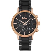 Lee Cooper Black Metal Men Watch LC06430.460 Lee Cooper Black Metal Men Watch LC06430.460