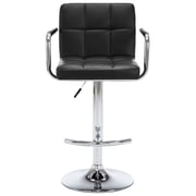 Vidaxl Bar Stools 2 Pcs Black Faux Leather Vidaxl Bar Stools 2 Pcs Black Faux Leather
