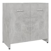 vidaXL Bathroom Cabinet Concrete Grey 60x33x61 cm Engineered Wood vidaXL Bathroom Cabinet Concrete Grey 60x33x61 cm Engineered Wood