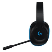 Logitech G233 Wired Gaming Headset Black Cyan