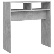 vidaXL Console Table Concrete Grey 78x30x80 cm Engineered Wood
