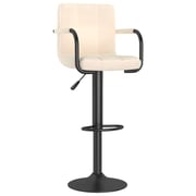 Vidaxl Bar Stools 2 Pcs Cream Fabric Vidaxl Bar Stools 2 Pcs Cream Fabric
