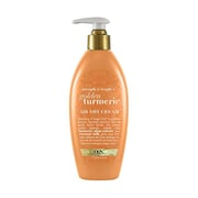 OGX Strength And Length + Golden Turmeric Anti-Frizz Air Dry Hair Cream With Coconut Milk To Nourish Hair, Leave-In Moisturizing Treatment Smooth Frizzy 6 Oz OGX Strength And Length + Golden Turmeric Anti-Frizz Air Dry Hair Cream With Coconut Milk To Nourish Hair, Leave-In Moisturizing Treatment Smooth Frizzy 6 Oz