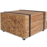 Vidaxl Side Table Teak 60x60x38 Cm Vidaxl Side Table Teak 60x60x38 Cm