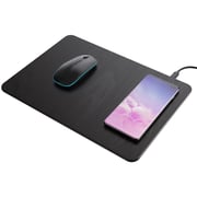 Glassology Mouse Pad With Wireless Charger Black Glassology Mouse Pad With Wireless Charger Black