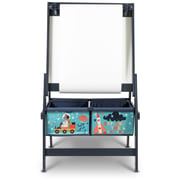 Little Explorer Standing Art Easel Double Sided With Blackboard, 2 Storage Boxes& Paper Rolls Blue