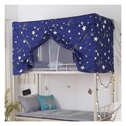 Upper Deck Curtain, White Stars Design
