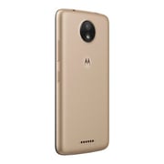 Moto C 4G Dual Sim Smartphone 16GB Fine Gold + Flip Cover