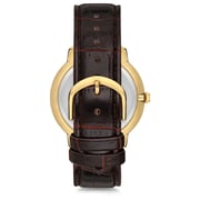 Omax Dome Series Brown Leather Analog Watch For Men DCD001G35I Omax Dome Series Brown Leather Analog Watch For Men DCD001G35I