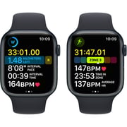 Apple Watch Series 8 GPS 45mm Midnight Aluminum Case with Midnight Sport Band - Regular Apple Watch Series 8 GPS 45mm Midnight Aluminum Case with Midnight Sport Band - Regular