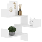 Vidaxl Wall Corner Shelf White 40x40x50 Cm Chipboard Vidaxl Wall Corner Shelf White 40x40x50 Cm Chipboard