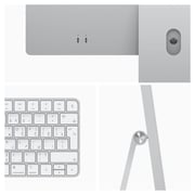 iMac 24-inch (2021) - M1 chip 8GB 256GB 7 Core GPU 24inch Silver English/Arabic Keyboard iMac 24-inch (2021) - M1 chip 8GB 256GB 7 Core GPU 24inch Silver English/Arabic Keyboard