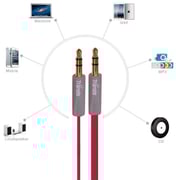 Trands 3.5mm Aux Audio Cable 1m Red