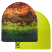 Buff Coolmax Reversible Hat Buff, Mot Multi, Yellow Fluor Buff Coolmax Reversible Hat Buff, Mot Multi, Yellow Fluor