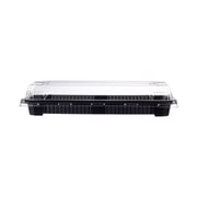Hotpack Black Sushi Container 220 X 60 X 21 Mm Base With Lid (sc06b) 5 Pieces