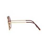 Dolce And Gabbana Gold Bordeaux Metal Women DG2211-02/8H-53 Sunglasses Dolce And Gabbana Gold Bordeaux Metal Women DG2211-02/8H-53 Sunglasses