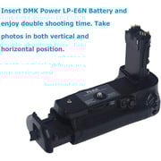 Dmk Power Battery Grip Kit Compatible With Canon Eos 5d Mark Iv Digital Slr Camera - Includes Dmk Bg-e20 Battery Grip Replacement + 4 Dmk Power Lp-e6n Batteries + 2 Dmk Charger Dmk Power Battery Grip Kit Compatible With Canon Eos 5d Mark Iv Digital Slr Camera - Includes Dmk Bg-e20 Battery Grip Replacement + 4 Dmk Power Lp-e6n Batteries + 2 Dmk Charger