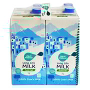 Mazoon Long Life Full Fat Milk - 1L (PACK OF 4)