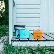N'ice Box Kids, Lunch box with cooling pack - Turquoise -Carl Oscar N'ice Box Kids, Lunch box with cooling pack - Turquoise -Carl Oscar