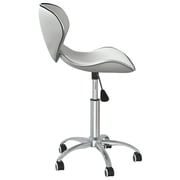 vidaXL Swivel Dining Chairs 4 pcs White Faux Leather vidaXL Swivel Dining Chairs 4 pcs White Faux Leather