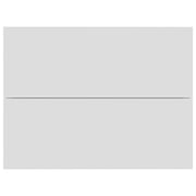 Vidaxl Bedside Cabinets 2 Pcs White 40x30x30 Cm Chipboard Vidaxl Bedside Cabinets 2 Pcs White 40x30x30 Cm Chipboard