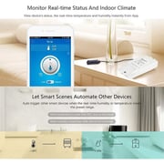 Sonoff TH16 DIY Smart Temperature and Humidity Monitoring WiFi Switch Waterproof White Sonoff TH16 DIY Smart Temperature and Humidity Monitoring WiFi Switch Waterproof White