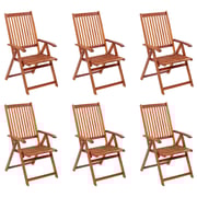 Vidaxl Folding Garden Chairs 6 Pcs Solid Acacia Wood Vidaxl Folding Garden Chairs 6 Pcs Solid Acacia Wood