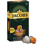 Jacobs Espresso 7 classico Coffee Capsules Nespresso Compatible Coffee Capsules Pack Of 10 Capsules(10 Drinks) Jacobs Espresso 7 classico Coffee Capsules Nespresso Compatible Coffee Capsules Pack Of 10 Capsules(10 Drinks)