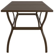 Vidaxl Garden Table Brown 190x80x72 Cm Steel Vidaxl Garden Table Brown 190x80x72 Cm Steel