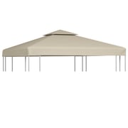 Vidaxl Gazebo Cover Canopy Replacement 310 G / M² Beige 3 X 3 M Vidaxl Gazebo Cover Canopy Replacement 310 G / M² Beige 3 X 3 M