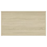 Vidaxl Storage Chest Sonoma Oak 84x42x46 Cm Engineered Wood Vidaxl Storage Chest Sonoma Oak 84x42x46 Cm Engineered Wood