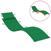 vidaXL Sun Lounger Cushion Green 186x58x3 cm vidaXL Sun Lounger Cushion Green 186x58x3 cm