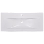 vidaXL Built-in Basin 91x39.5x18.5 cm Ceramic White vidaXL Built-in Basin 91x39.5x18.5 cm Ceramic White