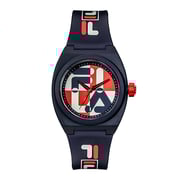 Filastyle Iconic Everywhere Collection Blue Dial Silicone Band Analog Watch Unisex 38-180-003 Filastyle Iconic Everywhere Collection Blue Dial Silicone Band Analog Watch Unisex 38-180-003