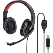 Hama 139927 HS-USB400 Wired Over Ear Headphone Black