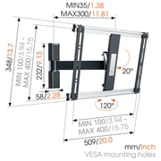 Vogels THIN 425 ExtraThin Full-Motion TV Wall Mount Vogels THIN 425 ExtraThin Full-Motion TV Wall Mount