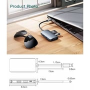 Yesido HB16 7-in-1 Multifunctional Type-C USB Hub