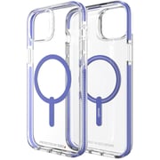 Gear4 Santa Cruz Snap designed for iPhone 14 PLUS case cover compatible with MagSafe with D3O Impact Protection upto 13 Feet / 4 Meter - Periwinkle