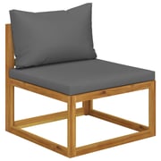 Vidaxl 6 Piece Garden Lounge Set With Cushions Solid Acacia Wood Vidaxl 6 Piece Garden Lounge Set With Cushions Solid Acacia Wood
