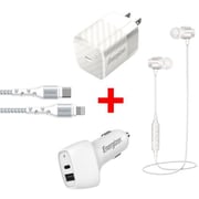 Energizer 4-in-1 Accessories Value Pack White