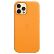 Apple iPhone 12 Pro Max Leather Case with MagSafe - California Poppy Apple iPhone 12 Pro Max Leather Case with MagSafe - California Poppy